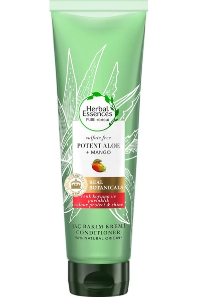 Herbal Essences Sülfatsız Renk Koruma Ve Nem Aloe + Mango Saç Bakım Kremin 275 ml