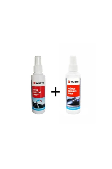 Würth Yağmur Su Kaydırıcı Itici + Buğu Önleyici Sprey Set 150 ml ürün görseli