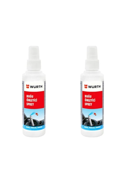 Techmaster Würth Buğu Önleyici Anti Fog Spray 2 Adet 170ml ürün görseli