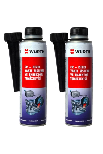 Würth 2x Dizel Enjektör Temizleyici Iyileştirici 300ml