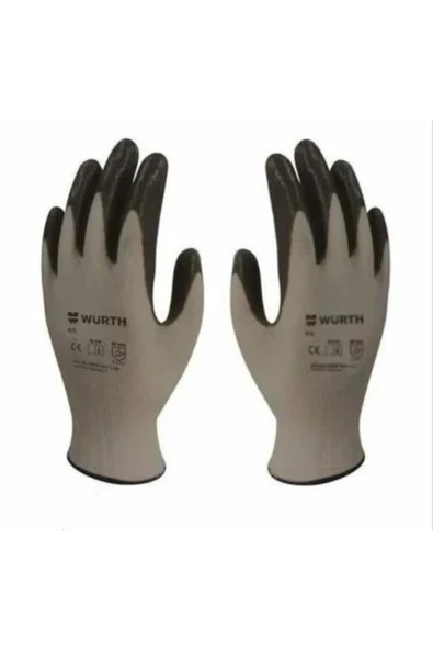 Würth İş Güvenliği Eldiveni Mekanikçi Siyah No:10