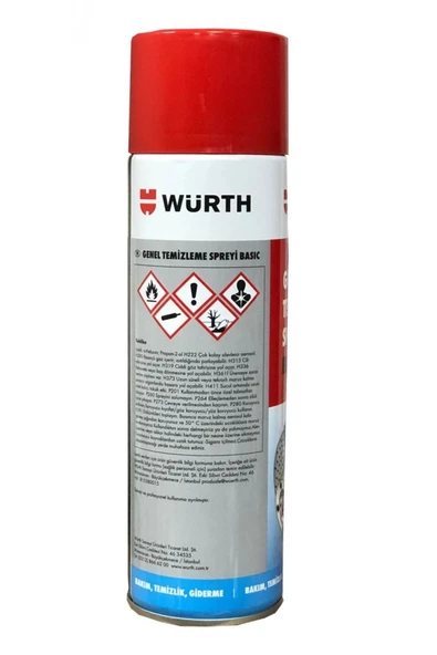 Würth Motor Temizleyici Sprey Susuz 500 ml - 8