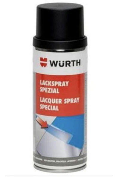 Würth 650c Isıya Dayanıklı Mat Siyah Boya 400ml