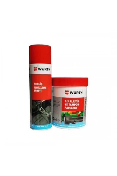 Würth Plastik Tampon Parlatıcı + Araç Içi Temizleme
