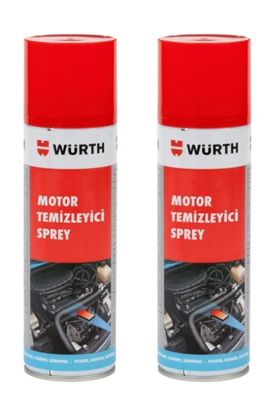 Würth 2x Motor Temizleyici Sprey 500 ml (SU GEREKMEZ)