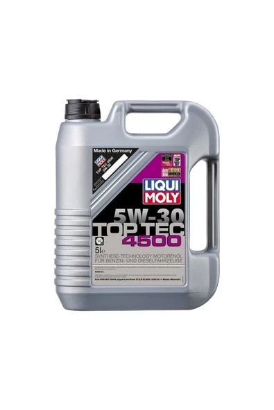 Liqui Moly TOP TEC 4500 5W-30 5L MOTOR YAĞI ÜRETİM YILI 2023 (2318) ürün görseli