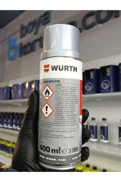 Würth Sprey Jant Boya Özel İnci Gümüş 400 ml - 2