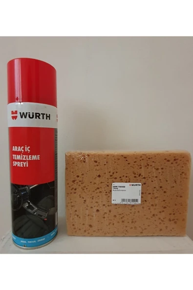 Würth Araç Içi Temizleme Sprey Ve Oto Yıkama Süngeri - 2