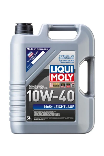 Liqui Moly Mos2 Leichtalauf Yarı Sentetik 10w-40 Motor Yağı. 5 Lt. 2184 Üretim 06/2024 ürün görseli