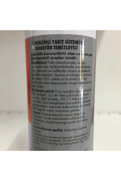 Würth Benzin Enjektör Temizleyici Yeni Nesil 300 ml - Resim 2
