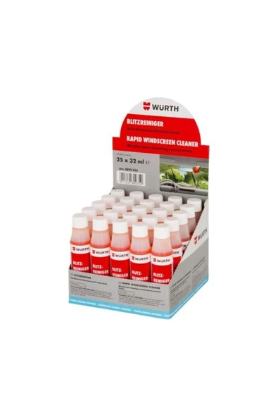 Würth Konsantre Cam Temizleme Sabunu 32 ml 10 Adet - 2