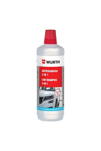 Würth 3 Etkili Araç Şampuanı 1l