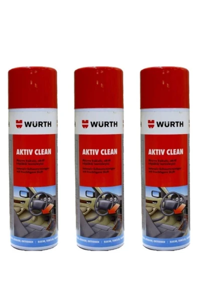 Würth Aktiv Clean 500ml(meyve Kokulu Aktif Köpüklü Temizleyici) Ac500ml X3