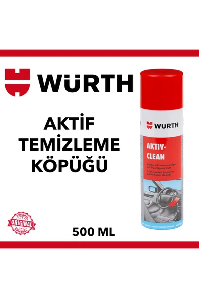 Würth Actıve Clean - Temizleme Köpüğü 500ml - 5