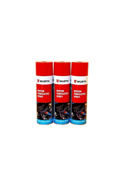 Würth Hızlı Motor Temizleme Spreyi 500 ml ( 3 Lü Set)