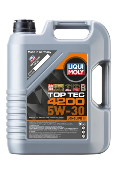 Liqui Moly Top Tec 4200 5w-30 Motor Yağı 5 Litre