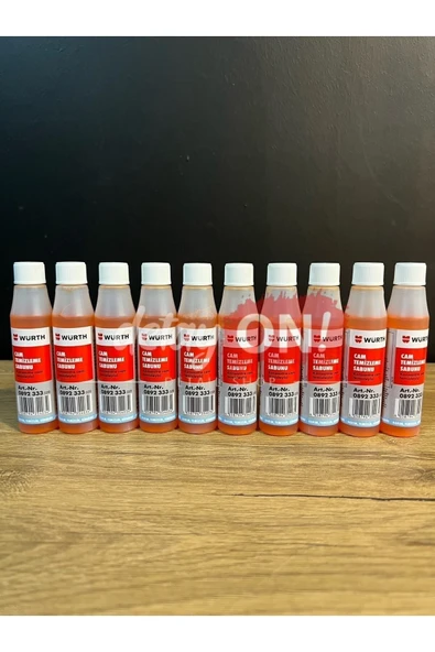 Würth Cam Temizleme Sabunu 32ml 10'lu Set