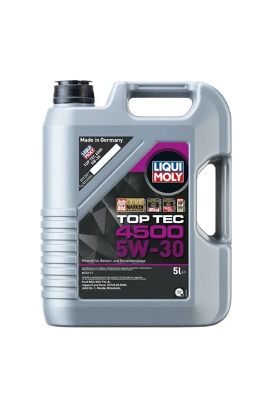 Liqui Moly Top Tec 4500 5w30 Tam Sentetik Motor Yağı 5 Lt. (LM 2318) ürün görseli