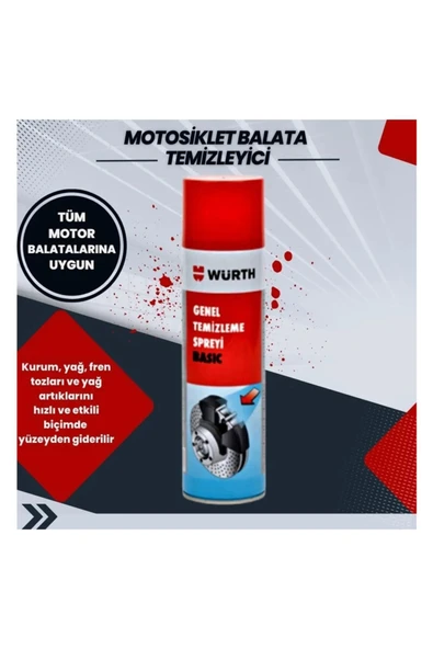 Würth Genel Temizleme Ve Balata Spreyi 500 ml Ürün - 2