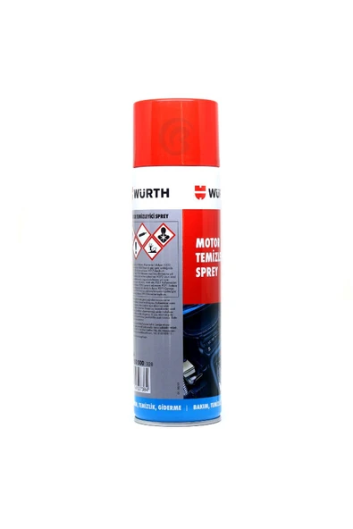 Würth 3x Motor Temizleyici Sprey 500 ml (SU GEREKMEZ) - Resim 7