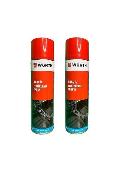 Würth Orijinal 2 Adet Araç Içi Temizleme Sprey 500x2 =1000ml