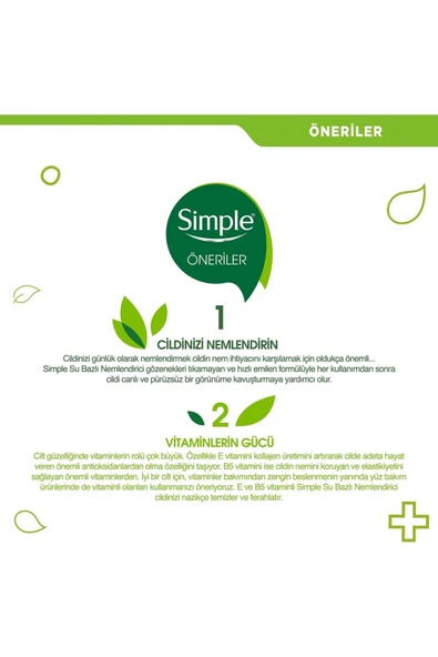 Simple Kind To Skin Su Bazlı Nemlendirici Hassas Ciltler İçin 12 Saate Kadar Etkili 125 ml - 4