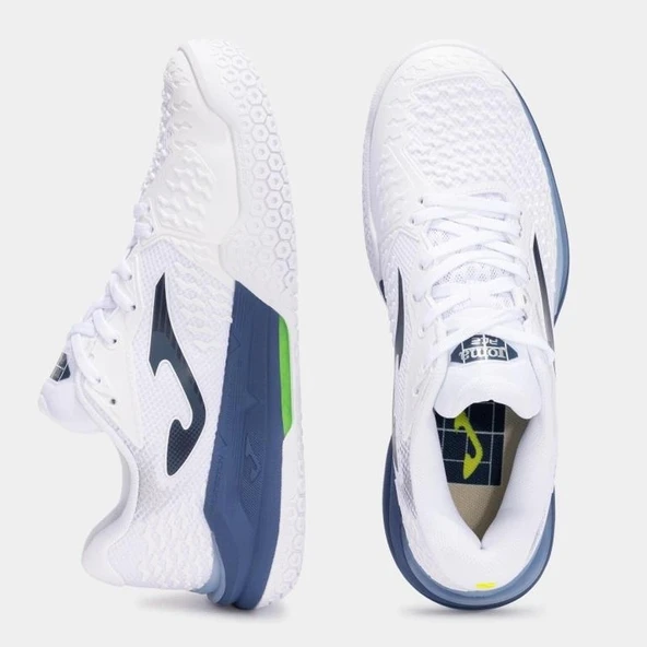 Joma Ace Erkek Beyaz Toprak & Sert Kort Tenis Ayakkabısı TACES2502AC - 2