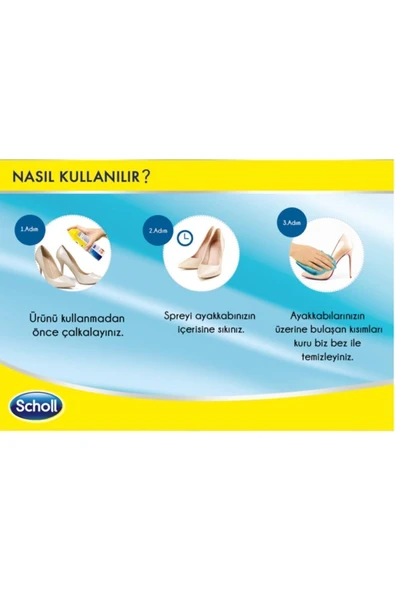 Scholl Koku Giderici Ve Terleme Önleyici Ayak + Ayakkabı Bakım Spreyi - 5