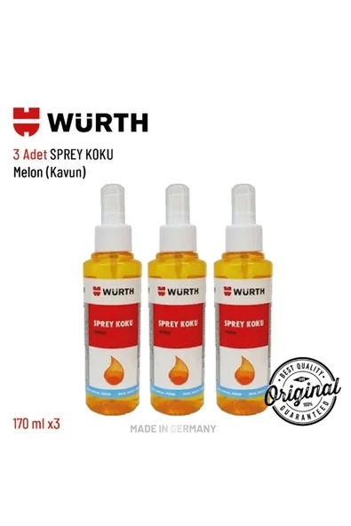 Würth 3'LÜ SPREY KOKU SETLERİ (MELON)