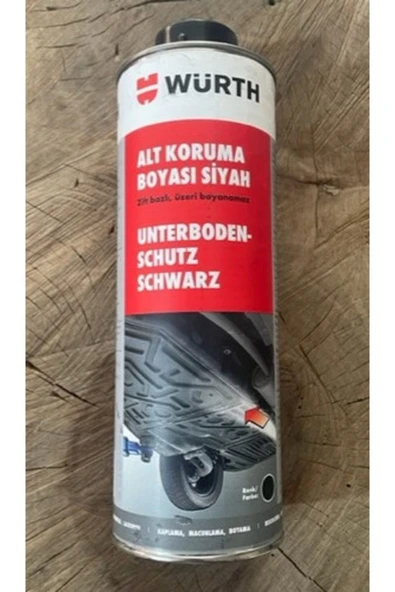 Würth Siyah Pütür Alt Koruma Araç Altı Koruma Boyası Zifti 1lt