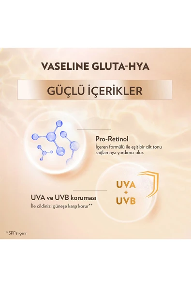 Vaseline Gluta Hya Serum Etkili Uv Vücut Losyonu Leke Karşıtı Ve Aydınlatıcı 200 ml - 5