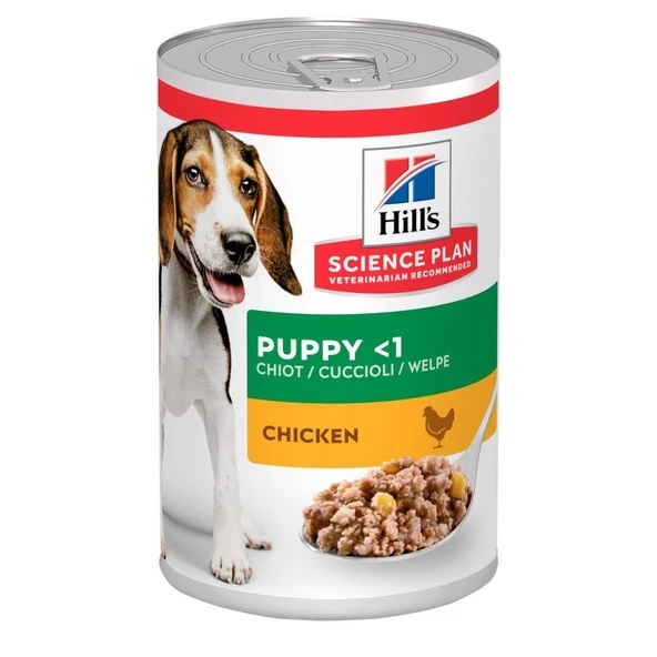 Hills Tavuklu Yavru Köpek Konserve Maması 370 Gr