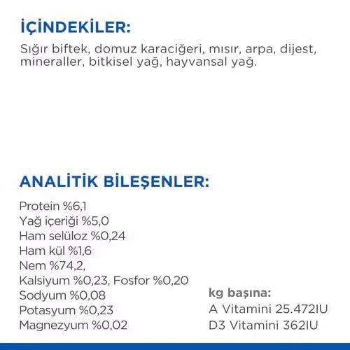 Hills Biftekli Köpek Konserve Maması 370 Gr - 4