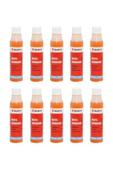 Würth Oto Konsantre Cam Suyu Temizleme Sabunu 32ml 10 Adet - 2