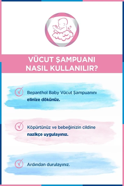 Bepanthol Baby Vücut Şampuanı 400 ml 2 Adet - 5