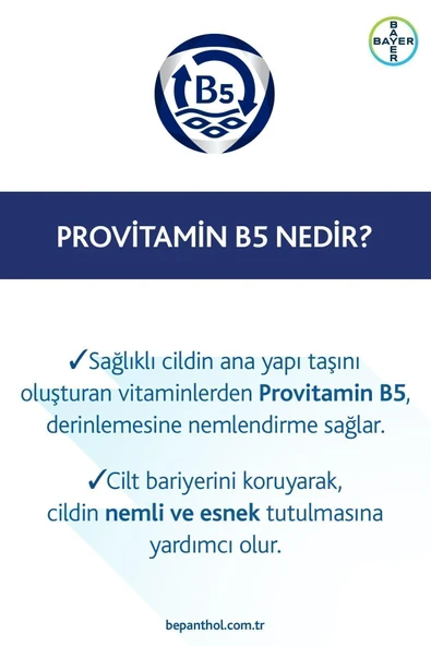 Bepanthol Onarıcı Bakım Merhemi 50gr & Cilt Bakım Kremi 30gr, Günlük Yüz Bakım, Yoğun Nemlendirici Vücut Bakım - 8
