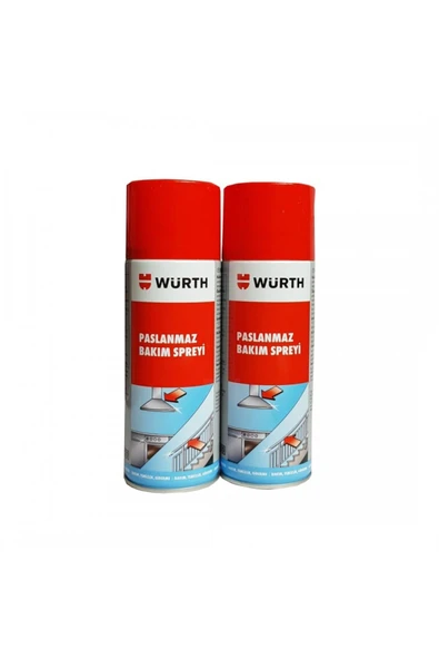 Würth Paslanmaz Bakım Spreyi 2 Li Set