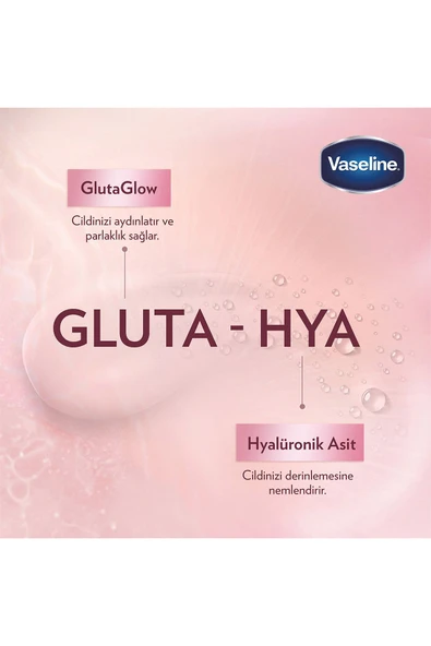 Vaseline Gluta Hya Serum Etkili Vücut Losyonu Canlandırıcı Parlaklık 200 ml X2 - 3