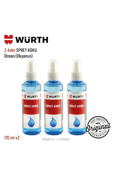 Würth 3'LÜ SPREY KOKU SETLERİ (OCEAN)