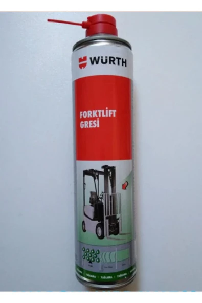 Würth 600 Ml Sprey Gres Yağı Forklift Gres Yağı Yüksek Kalite