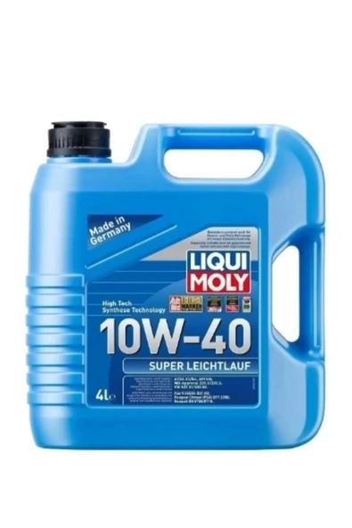Liqui Moly High Tech Süper Leichtlauf 10w40 4/litre Motor Yağı Lıq-9504