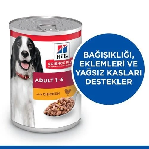 Hills Tavuklu Köpek Konserve Maması 370 Gr - 4