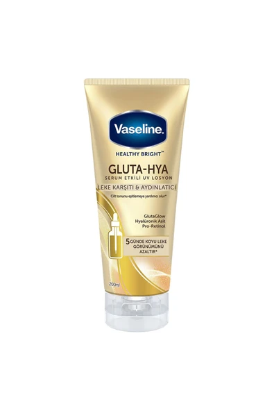 Vaseline Gluta Hya Serum Etkili Uv Vücut Losyonu Leke Karşıtı Ve Aydınlatıcı 200 ml - 2