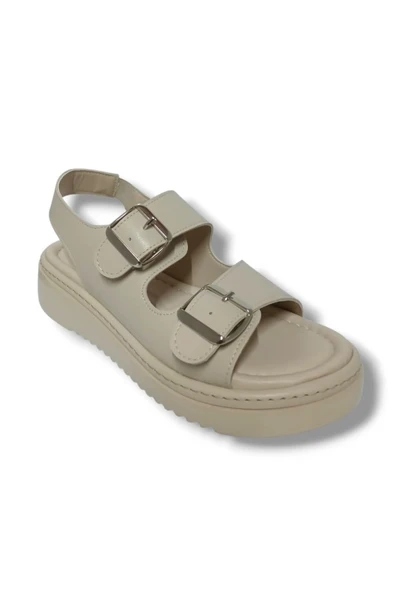 Fancy 602-25 Antomik Dolgu Topuk Kadın Sandalet - 4