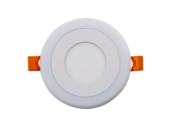 NOAS YL11 0300 Sıva Altı 3+3W 3 Fonksiyonlu Yuvarlak Led Spot 6500k Beyaz+Mavi