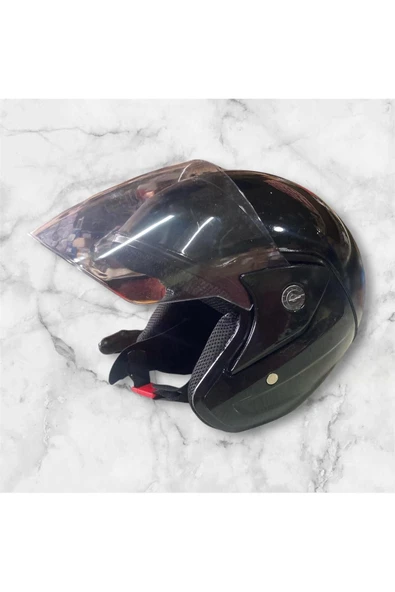 Motosiklet Yarım Vizörlü kask
