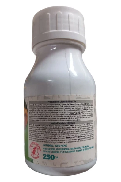 Hs Tarım Vetasupra Remixoil Verim Artırıcı Hayvan Premiks 250 Gr - 4