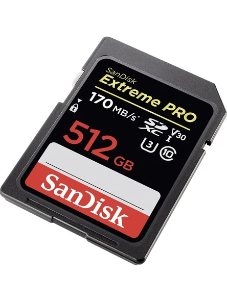 SanDisk Extreme Pro SDSDXXY-512G-GN4IN Class 10 UHS-I U3 V30 512 GB Hafıza Kartı