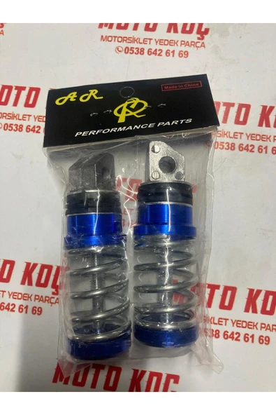 CG Motosiklet Aksesuar Seti Mavi - 3