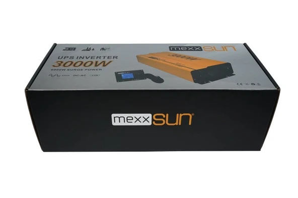 Mexxsun Tam Sinüs Ups (REMOTE EKRAN) 12v 3000w İnverter - 6